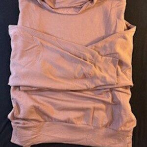 TAVI - Mock Neck Slope Crew Sweatshirt - Rose NWT